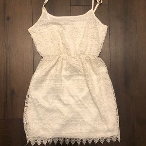 White lace dress